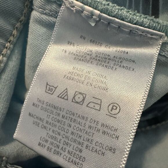 Anthropologie Womens Chino Relaxed Size 29 Blue Pockets Casual Workewear - Picture 5 of 5